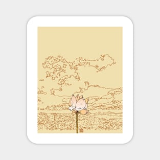 Countless Moments / Lotus flower Magnet