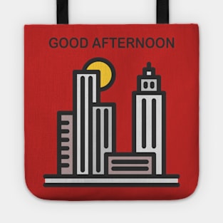 GOOD AFTERNOON CITY Tote