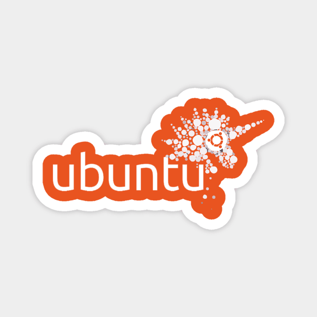 Ubuntu Unicorn Magnet by mangobanana