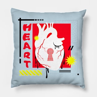 Heart Creative Illustration Pillow