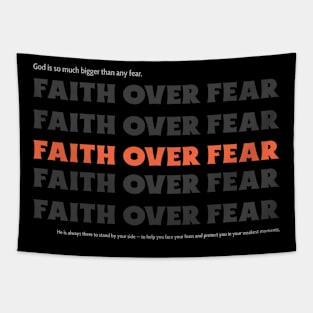 Faith Over Fear Tapestry