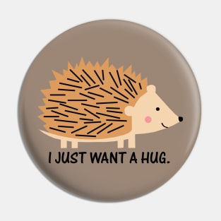 I just want a Hug Pin