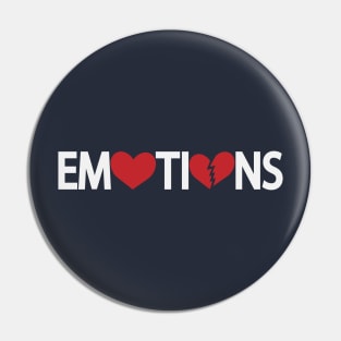 Emotions Artistic Design Pin