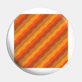 Retro orange seamless pattern Pin