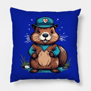 Beaver gifts for kids and adults Pillow