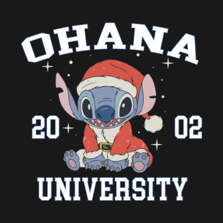 Ohana means family - Christmas Stitch T-Shirt