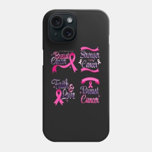 In October We Wear Pink Breast Cancer Awareness Survivor Phone Case