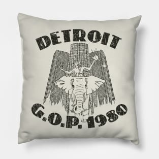 Detroit GOP 1980 Pillow