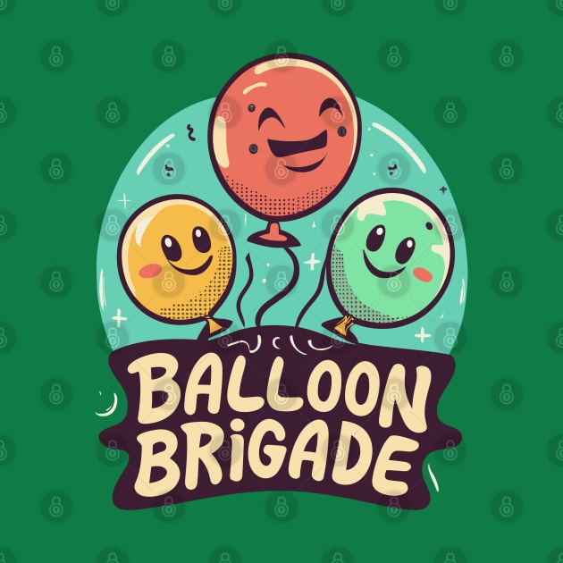 Balloon Brigade by nefuku