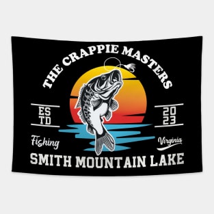 Smith Mountain Lake Virginia Fishing Tapestry
