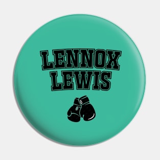 Lennox Lewis Boxing Tshirt Pin