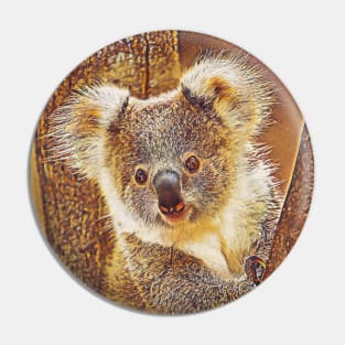 Koala safe Australia Pin