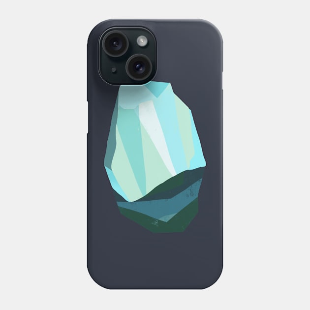 arctic Iceberg illustration Phone Case by Pacesyte