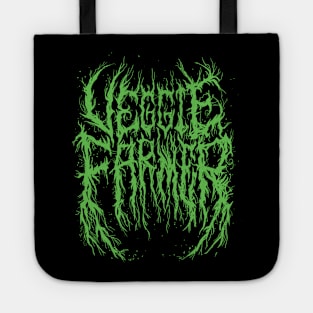 Veggie Farmer (Broccoli Green Variant) - Death Metal Logo Tote