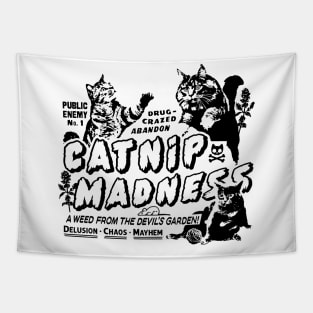 Feline Frenzy T-Shirt Tapestry