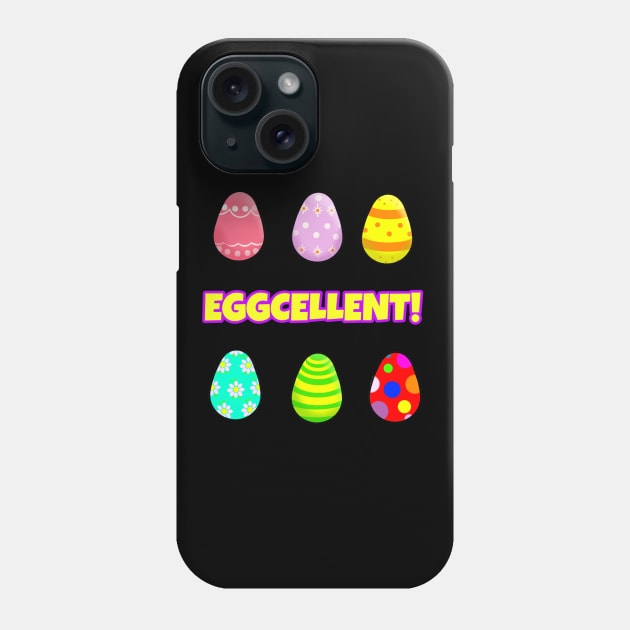 Eggcellent Easter colored Eggs Phone Case by Art by Eric William.s