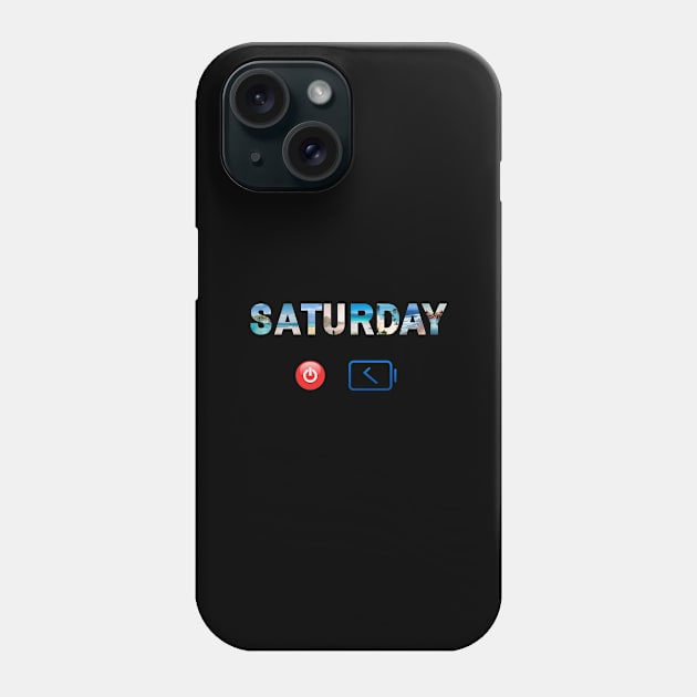 Saturday Energy Phone Case by AngelFeatherDsg