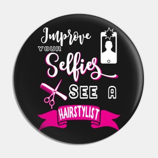 Improve your selfie, see a hairstylist Pin