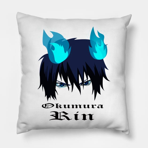 Okumura rin Pillow by Xanxus