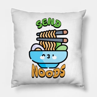 Send noods ramen kawaii Pillow