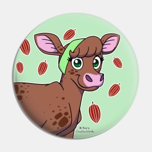 Coco the Chocolate Cow - Original, Closeup (Part 1) Pin