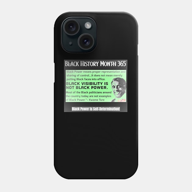 Black Power Phone Case by Black Expressions