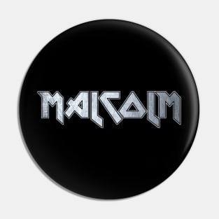 Heavy metal Malcolm Pin