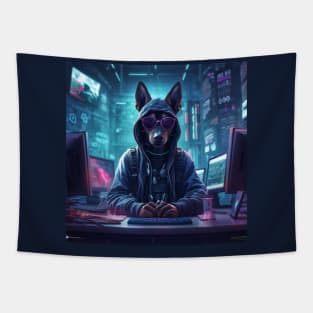 Dog Hacker Tapestry