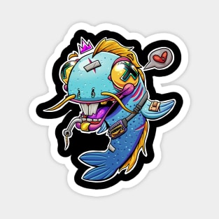 Crazy Fish Magnet