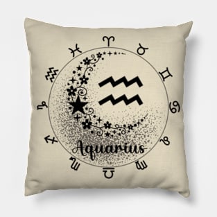 esoteric zodiac signs Pillow