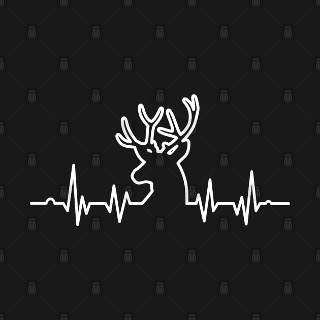 Deer Hunting Season EKG by RKP'sTees