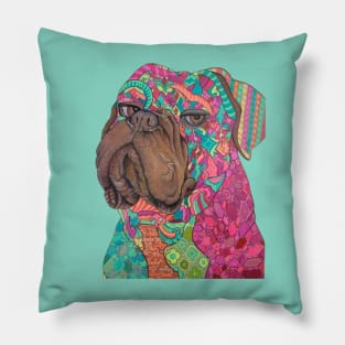 Mastiff Art Pillow