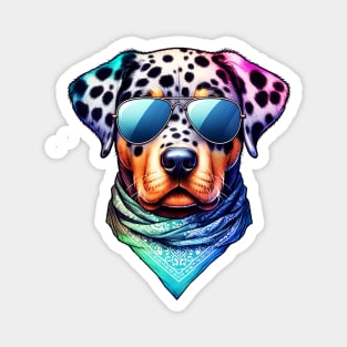 Cool Catahoula Leopard Dog Magnet