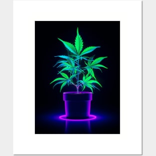 Men Cannabis Leaf Plant Hemp Underwear Fluorescent Colors Printed