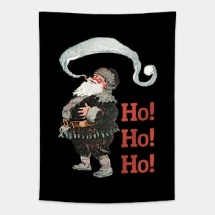 Vintage Chubby Santa Tapestry