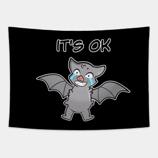 Funny bat Tapestry