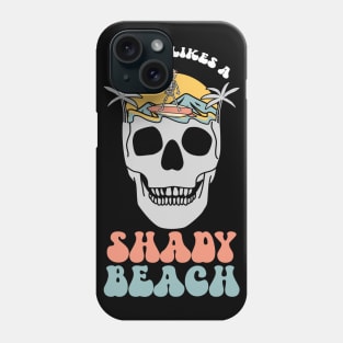 Shady Beach Retro Summer Vacation Phone Case