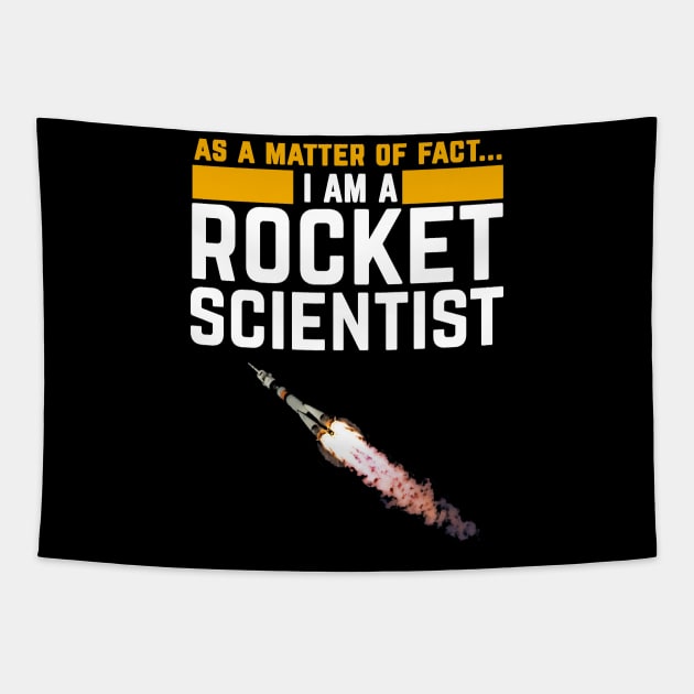 I'm a Rocket Scientist Funny Rocket Science Tapestry by Science_is_Fun