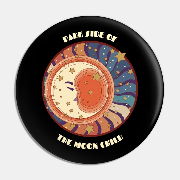 Dark Side of the Moon Child Pin by MangoJonesLife