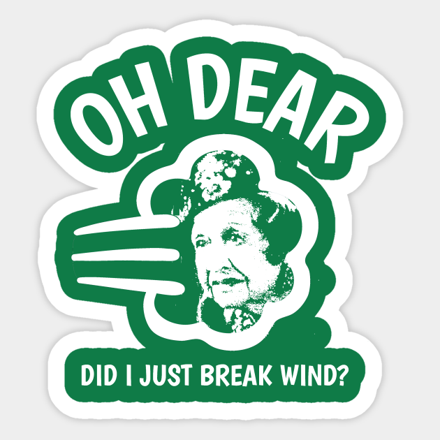 Christmas Vacation - Aunt Bethany Did I Just Break Wind - Christmas Vacation - Sticker