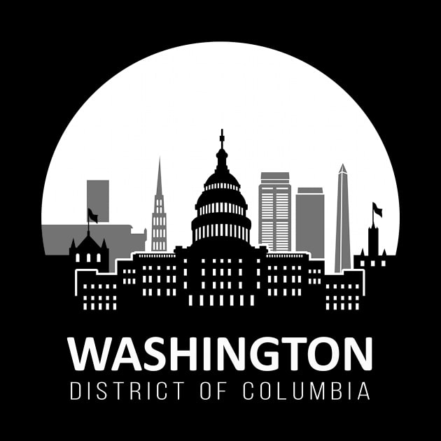 Washington D.C. by ThyShirtProject - Affiliate