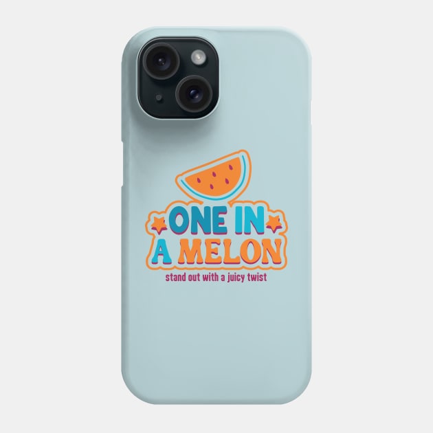 One In A Melon Phone Case by VintageReunion