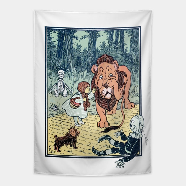 Vintage Wizard of Oz Tapestry by MasterpieceCafe