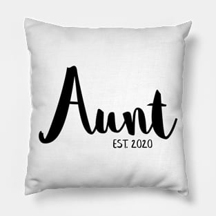 Aunt est. 2020 Pillow