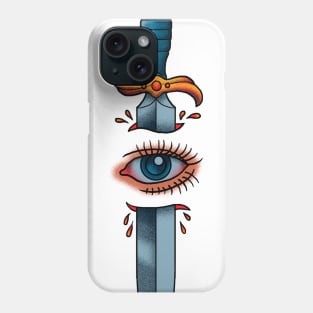 Eye Knife Tattoo Phone Case