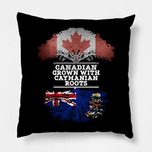 Canadian Grown With Caymanian Roots - Gift for Caymanian With Roots From Cayman Islands Pillow