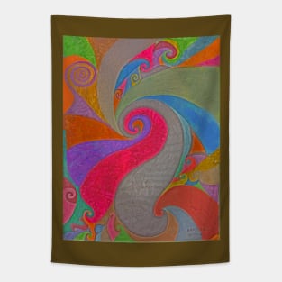 Bright Whorl Tapestry