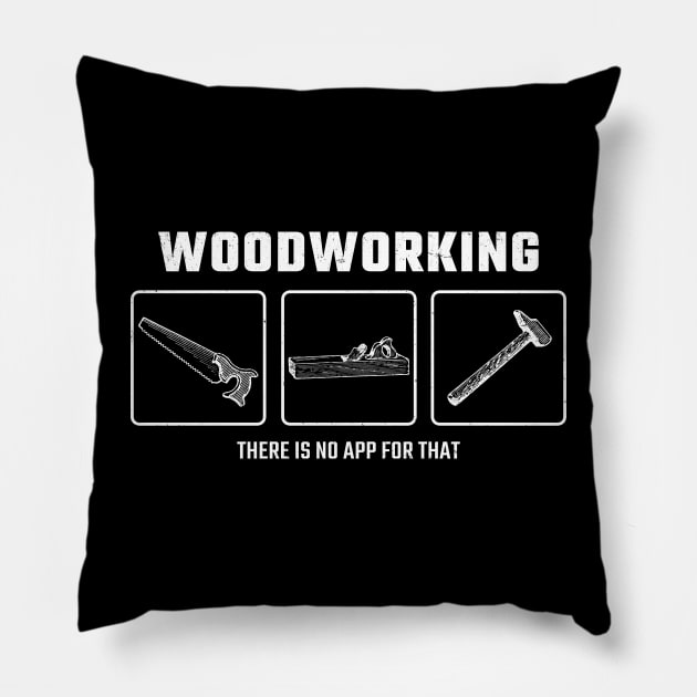 woodworking Pillow by Mandala Project