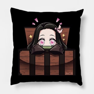 Nezuko is scared Pillow