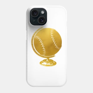 Baseball Globe Phone Case